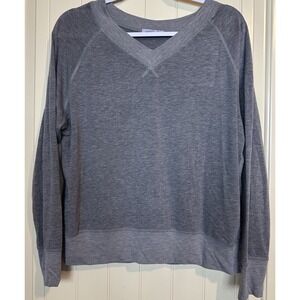 Magnolia‎ Boutique Women's long sleeve lightweight top shirt v-neck sz M